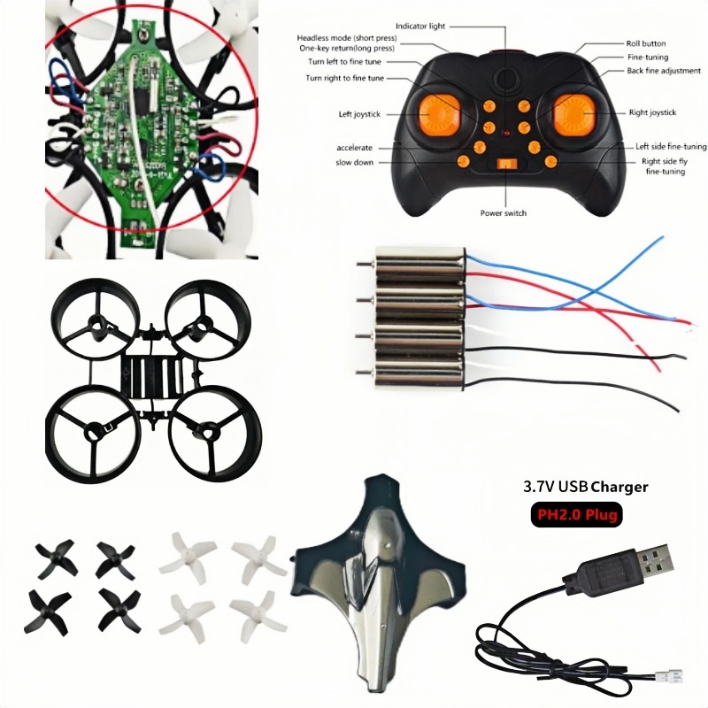 Complete DIY Drone Kit 2.4G 6A - Drone Kit Fpv recension och pris